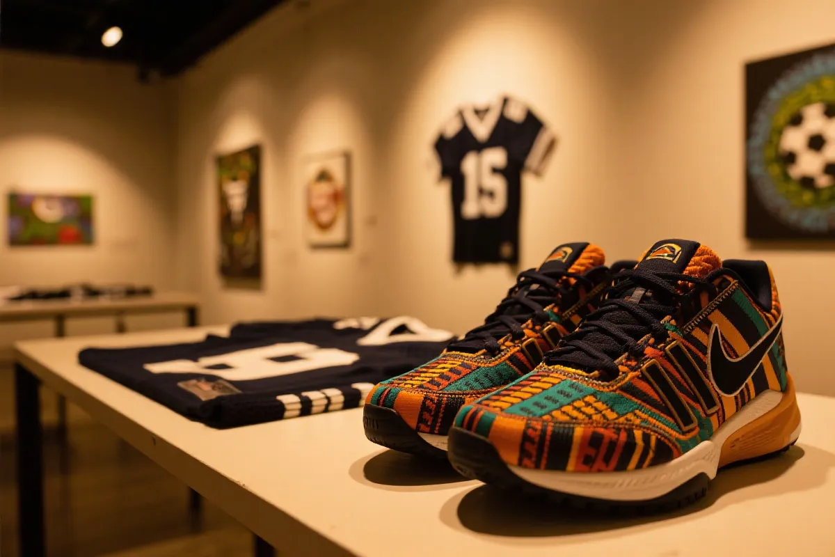 本土艺术家合作款世界杯周边：球衣纹样、海报笔触与潮鞋材质的统一视觉